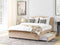 MONTPELLIER - Bed met opbergruimte - Beige - 180 x 200 cm - Polyester