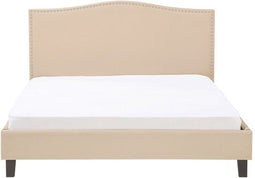 MONTPELLIER - Tweepersoonsbed - Beige - 160 x 200 cm - Polyester