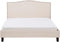 MONTPELLIER - Tweepersoonsbed - Beige - 160 x 200 cm - Polyester