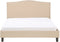 MONTPELLIER - Tweepersoonsbed - Beige - 180 x 200 cm - Polyester
