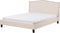 MONTPELLIER - Tweepersoonsbed - Beige - 180 x 200 cm - Polyester