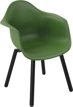 Montreux tuinstoel groen/zwart