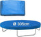 Monzana Afdekhoes trampoline blauw Ø305cm
