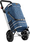 Monzana Boodschappentrolley – 56L tot 50kg/Afneembare Tas – Blauw