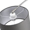 Monzana Booglamp Incl. Kap – Marmeren Voet - 150-175 cm Grijs
