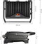 MONZANA Contactgrill - 750W Anti Aanbaklaag 27x21,5x8,5cm - Zwart