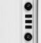 Monzana Elektrische Kachel – LED Vlammen effect - 2000W Wit