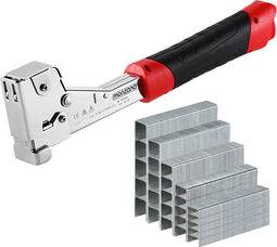 Monzana Handtacker - Nietpistool - RVS incl. 500 Nietjes