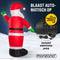 Monzana Kerstman opblaasbaar XXL met verlichting 250 x 180 x 115cm
