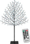 Monzana Kerstverlichting - Kersenbloesem 220cm Timer IP44 - Koud Wit