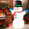 Monzana Opblaasbare Sneeuwman XL - 120cm 3 LED´S - Verlichting