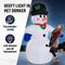 Monzana Opblaasbare Sneeuwpop XXL - 240cm LED Verlichting