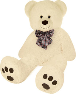Monzana Pluche - Knuffelbeer - 100cm staand - Creme