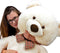 Monzana Pluche - Knuffelbeer - 100cm staand - Creme