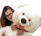 Monzana Pluche - Knuffelbeer - 100cm staand - Creme