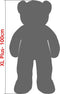 Monzana Pluche - Knuffelbeer - 100cm - Wit