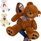 Monzana Pluche - Knuffelbeer - 100cm - Wit
