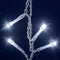 Monzana Regen Lichtketting - LED Kerst - Koud Wit 10 meter