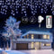 Monzana Regen Lichtketting - LED Kerst - Koud Wit 10 meter