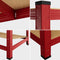 Monzana Stellingkast Metaal - incl. 5 MDF planken - tot 875kg – Rood