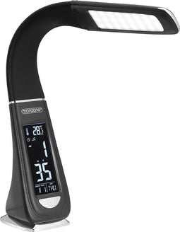 Monzana Tafellamp Lilly - LED Incl. Klok & Kalender - Zwart