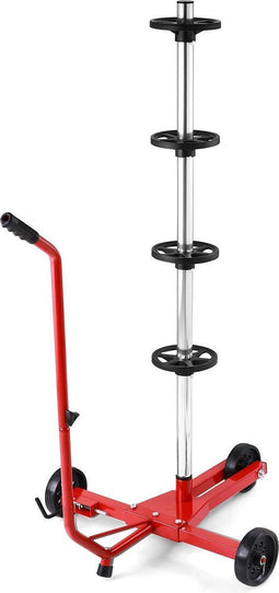 Monzana Velgenboom - Verrijdbaar tot 225mm incl. Rem - Rood