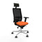 Bureaustoel met hoofdsteun Piqueras y Crespo 2D026G1 Oranje