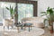 moods collection marmeren salontafel - zwart & goud - ø 74 cm