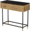 moods collection sidetable - goud & marmer - 2 lades