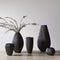 moods collection vaas details – large – zwart