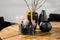 moods collection vaas details - small - zwart