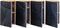 moods collection wandkast - kunst - zwart - set van 4