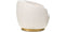 Moods - Draaifauteuil Violet - 91 x 83 x 73 cm - Beige