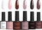 Moods Gellac 6-delige Set - Gel Nagellak - 8ML - Coffee Nude Edition - Gellac - Nagels - Gellak Starterspakket - Nude Kleuren
