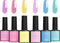 Moods Gellac 6-delige Set - Gel Nagellak - 8ML - Miami Vibes Edition - Gellac - Nagels - Gellak Starterspakket - Pastel Kleuren