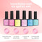 Moods Gellac 6-delige Set - Gel Nagellak - 8ML - Miami Vibes Edition - Gellac - Nagels - Gellak Starterspakket - Pastel Kleuren