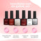 Moods Gellac 6-delige Set - Gel Nagellak - 8ML - Red Carpet Edition - Gellac - Nagels - Gellak Starterspakket - Kerst Kleuren