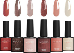 Moods Gellac 6-delige Set - Gellak Starterspakket - Gel Nagellak - 8ML - Love Story - Gellac - Nagels - Chique Kleuren