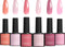 Moods Gellac 6-delige Set - Transparante Gel Nagellak - 8ML - Pink Jelly Nude Edition - Gellac - Nagels - Gellak Starterspakket - Nude Kleuren