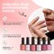 Moods Gellac 6-delige Set - Transparante Gel Nagellak - 8ML - Pink Jelly Nude Edition - Gellac - Nagels - Gellak Starterspakket - Nude Kleuren
