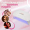Moods Gellac - Compacte Nagellamp- UV Lamp Gelnagels - Mini Nageldroger - Makkelijk Mee te Nemen - Wit