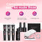 Moods Gellac - Luxe Polygel Set - Polygel Nagels Starterspakket - Inclusief UV LED lamp - 6 Kleuren - Nude Roze
