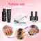 Moods Gellac - Luxe Polygel Set - Polygel Nagels Starterspakket - Inclusief UV LED lamp - 6 Kleuren - Grey Nude