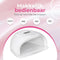 Moods Gellac Professionele Luxe Nagellamp - UV Lamp Gelnagels - Gellak Lamp - Nageldroger - Bedienbaar met Knoppen - Krachtige LED Lamp - Wit