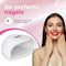 Moods Gellac Professionele Luxe Nagellamp - UV Lamp Gelnagels - Gellak Lamp - Nageldroger - Bedienbaar met Knoppen - Krachtige LED Lamp - Wit