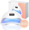 Moods Gellac - Professionele Nagellamp- UV Lamp Gelnagels - Gellak Lamp - Nageldroger - Bedienbaar met Knoppen - Krachtige LED Lamp - Wit