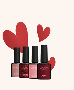 Moods Gellac Valentine’s Blush Collection - 4-delige Set - 15ml