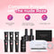 MoodsGellac Luxe Polygel Kit - Polygel Nagels Starterspakket - Inclusief UV LED lamp - 6 Kleuren - Nude Roze