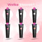 MoodsGellac Luxe Polygel Kit - Polygel Nagels Starterspakket - Inclusief UV LED lamp - 6 Kleuren - Nude Roze