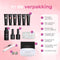 MoodsGellac Luxe Polygel Kit - Polygel Nagels Starterspakket - Inclusief UV LED lamp - 6 Kleuren - Neutral Shine